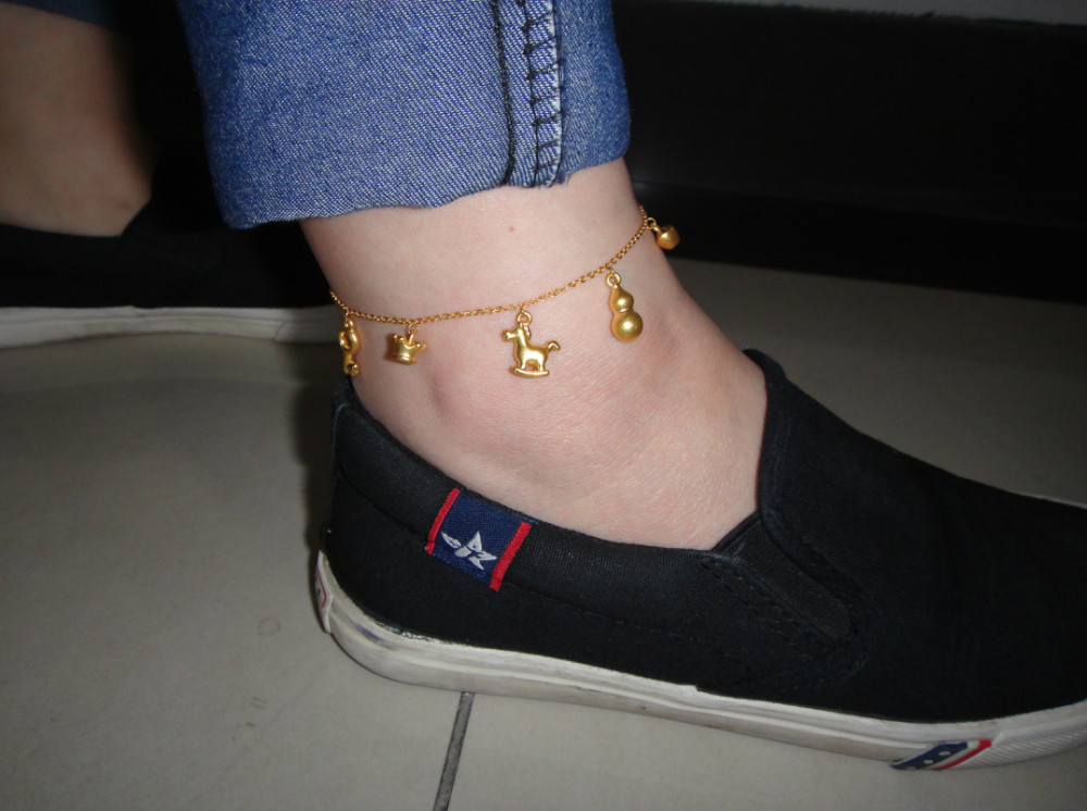 夏天到啦,脚腕露起来,终于买到了一条自己满意