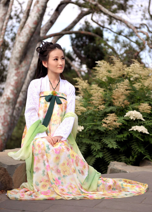 汉服群女宝穿搭,儿童汉服群