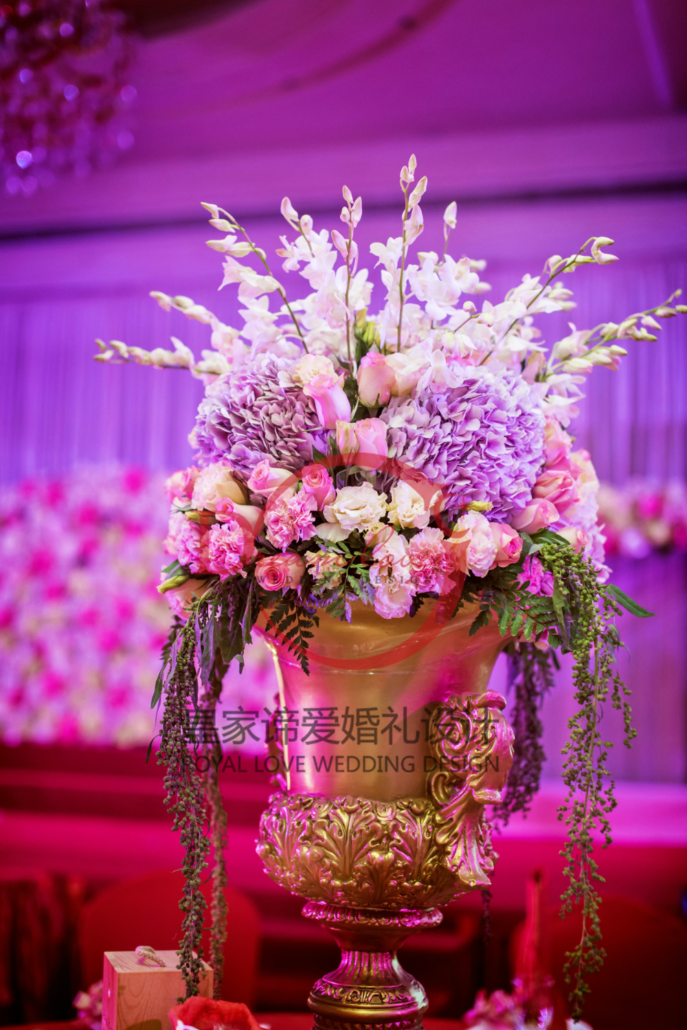 谛爱婚礼设计-紫色梦幻主题婚礼|皇家谛爱婚礼设计-化龙巷