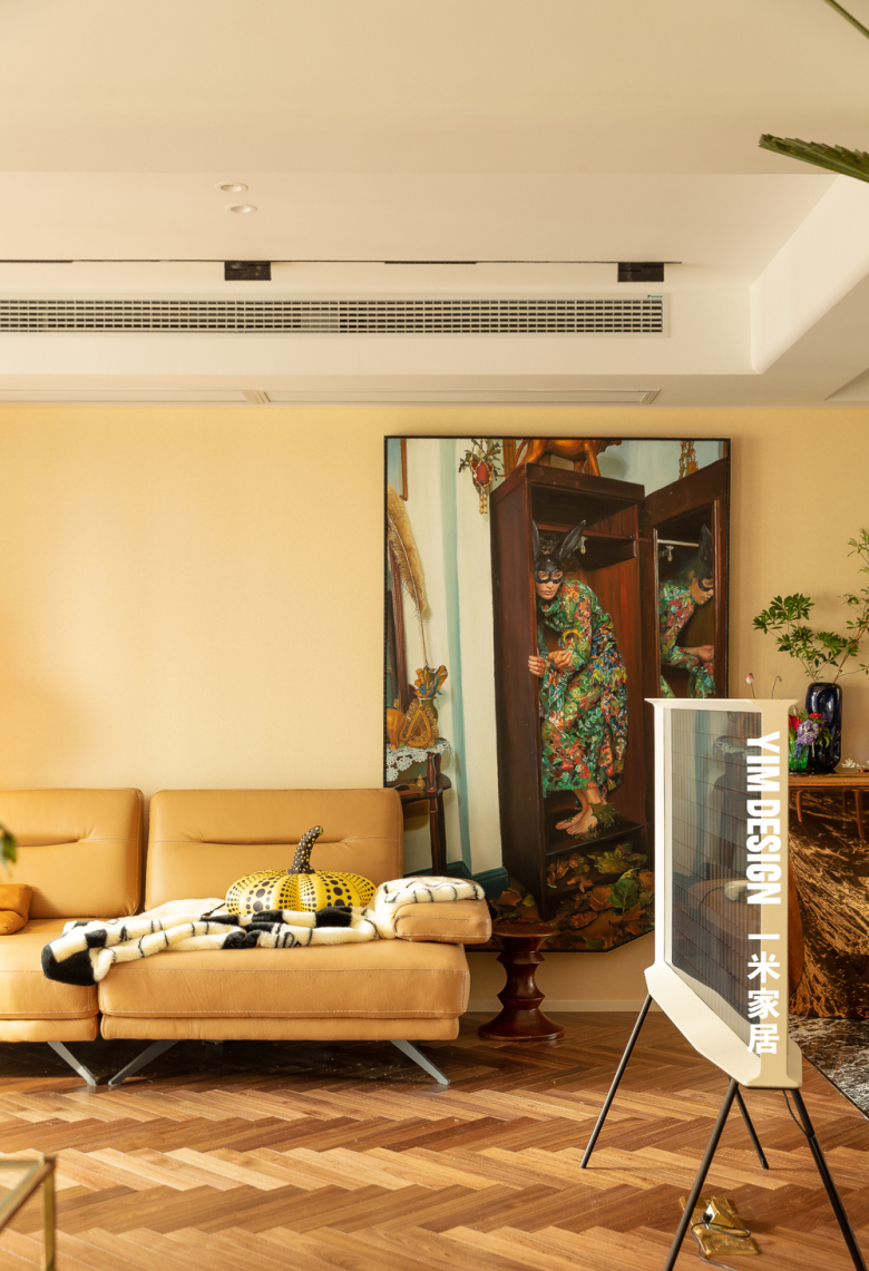 一米家居2021个性家装丁丽◣大艺术家◥深业华府130㎡现代